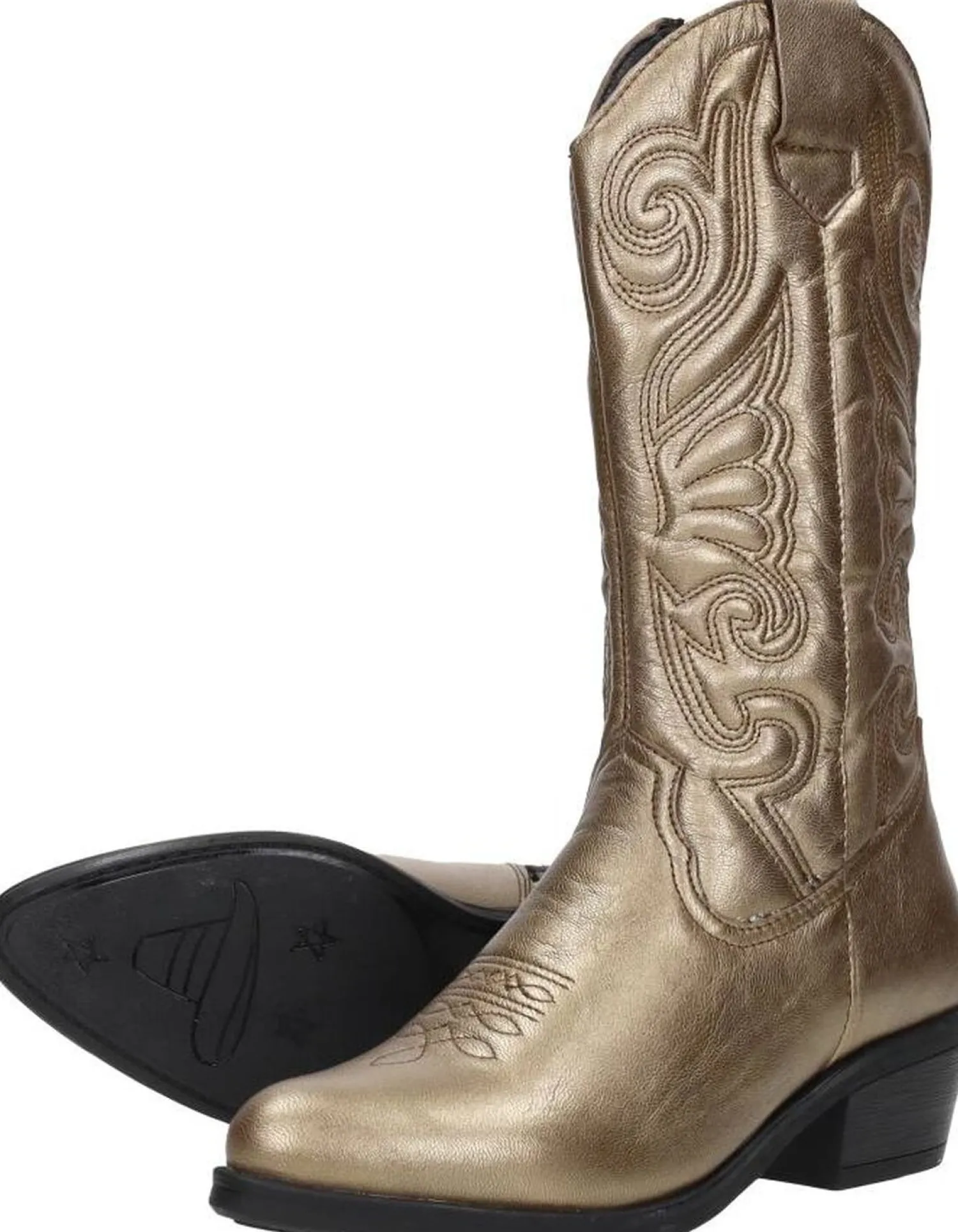 Sub55 Western boots Goudkleur Online