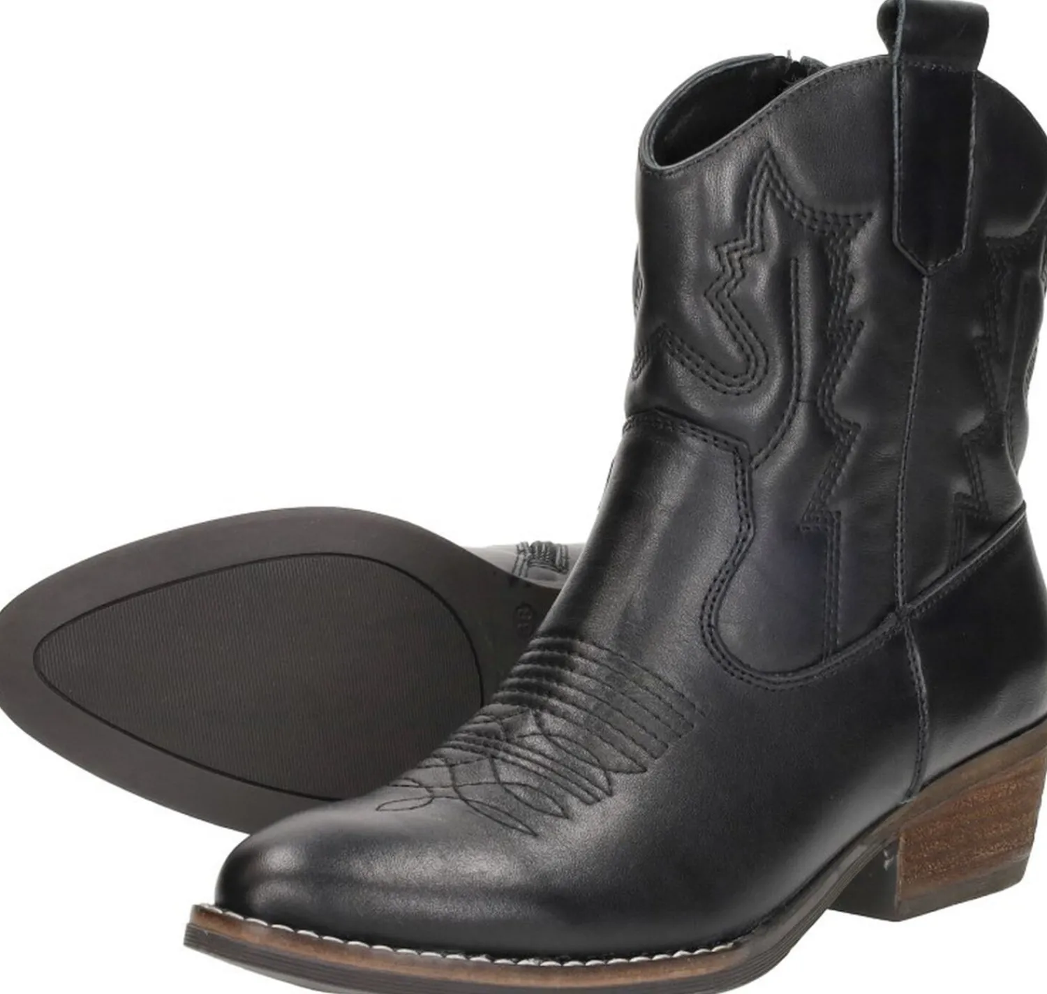Sub55 Western boots Zwart Discount