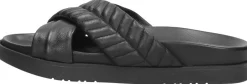 Red Rag Women Flat Sandal Padding Zwart Discount
