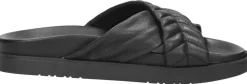 Red Rag Women Flat Sandal Padding Zwart Discount