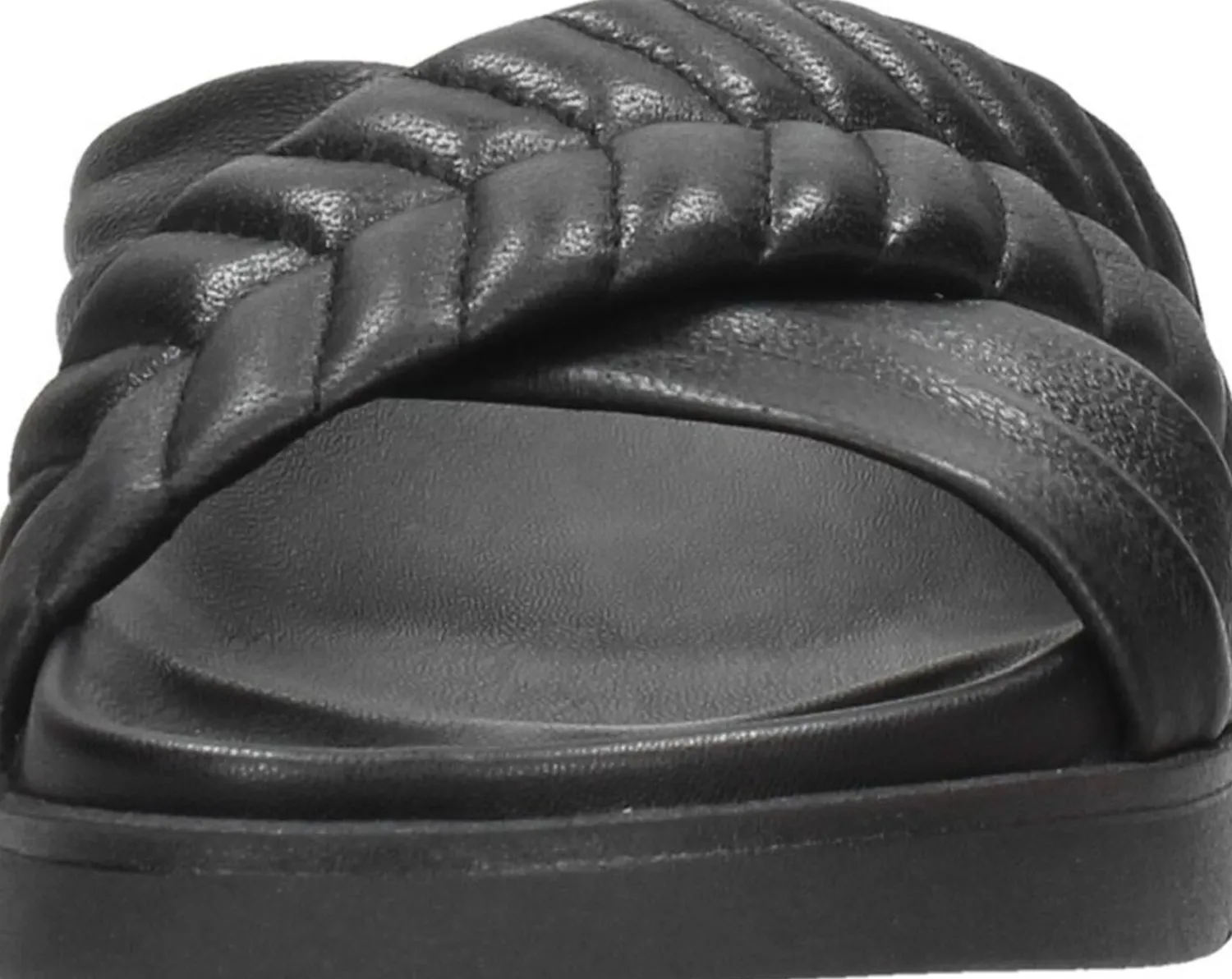 Red Rag Women Flat Sandal Padding Zwart Discount