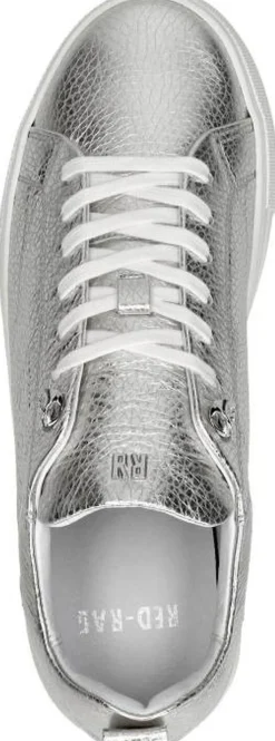 Red Rag Women Low Cut Sneaker Zilverkleur New