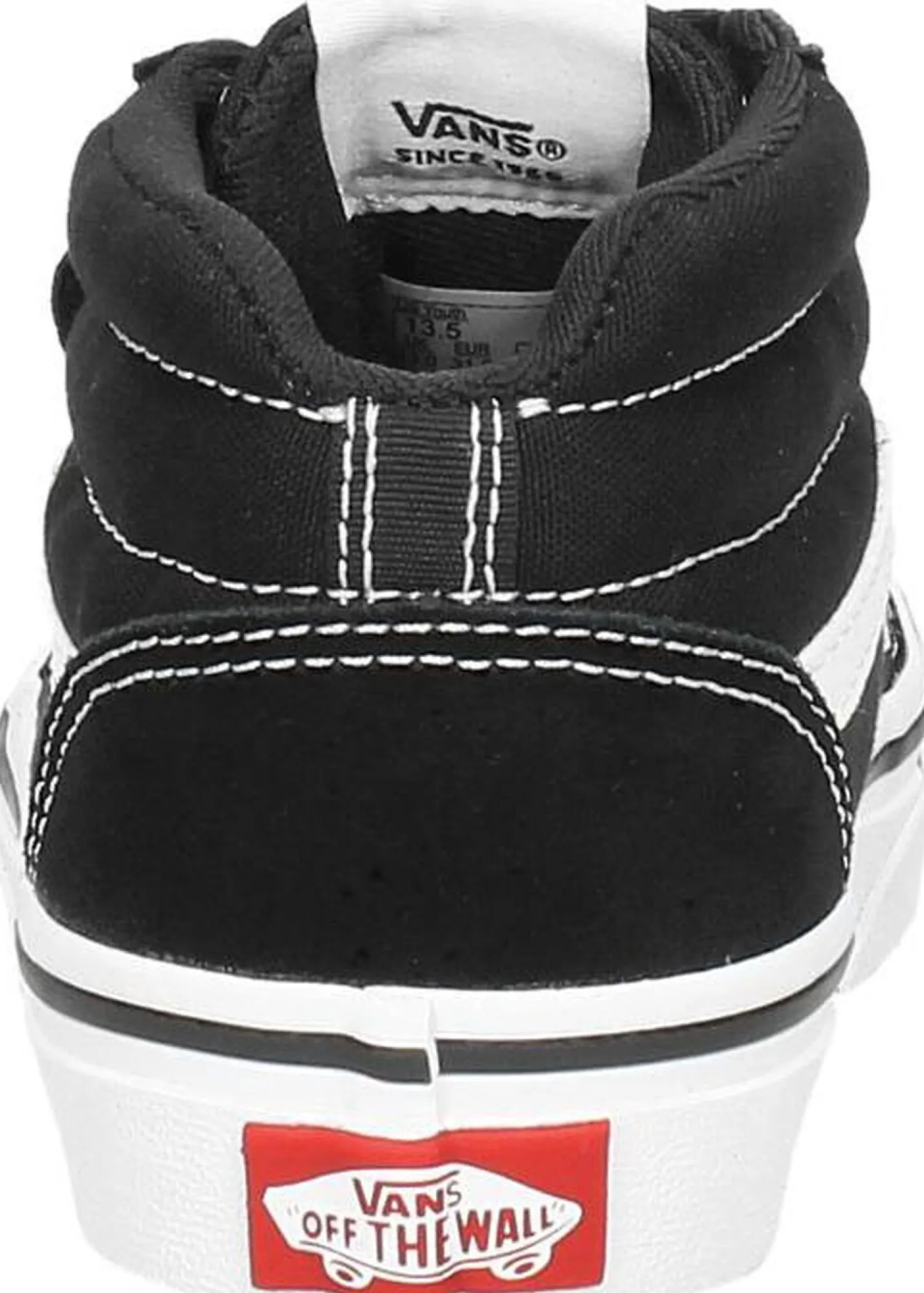 Vans YT Ward Mid V Zwart Discount
